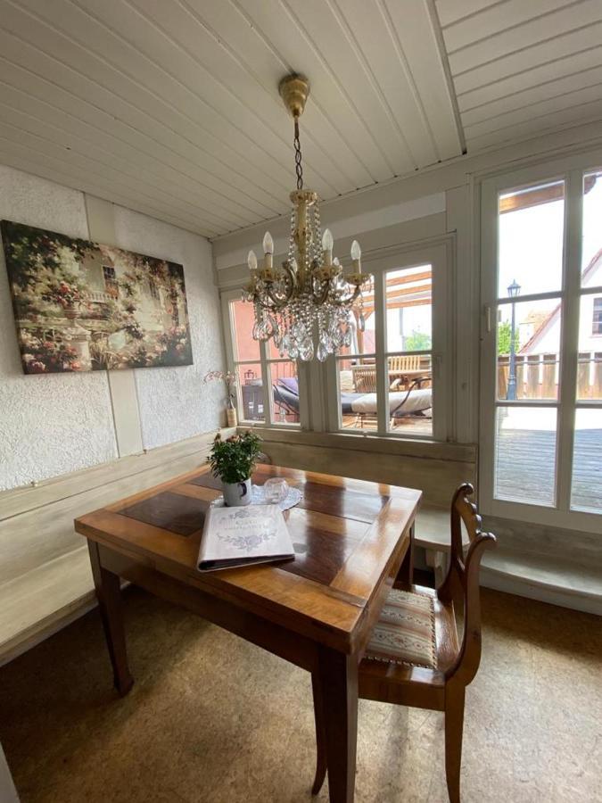 Cafe Einzigartig Apartment Rothenburg ob der Tauber Bagian luar foto