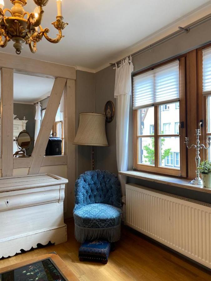 Cafe Einzigartig Apartment Rothenburg ob der Tauber Bagian luar foto