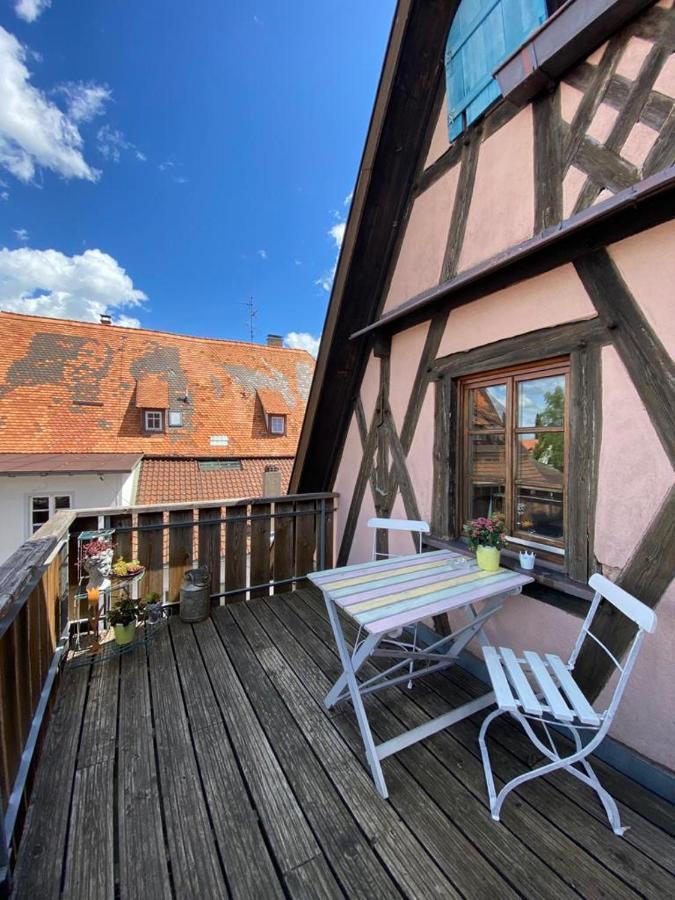 Cafe Einzigartig Apartment Rothenburg ob der Tauber Bagian luar foto