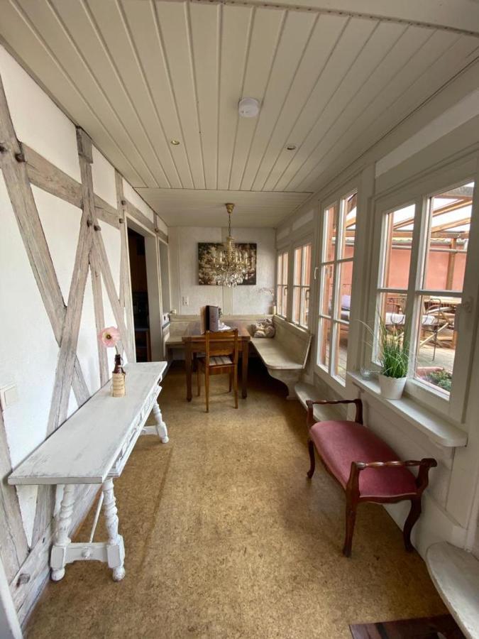 Cafe Einzigartig Apartment Rothenburg ob der Tauber Bagian luar foto