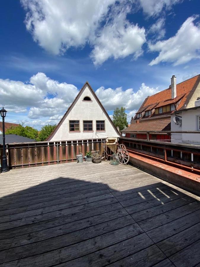 Cafe Einzigartig Apartment Rothenburg ob der Tauber Bagian luar foto