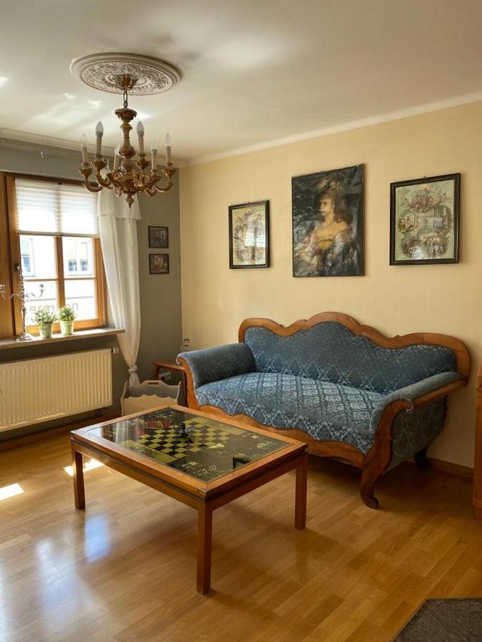 Cafe Einzigartig Apartment Rothenburg ob der Tauber Bagian luar foto